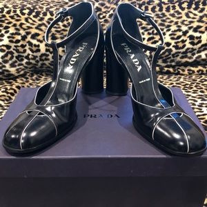 Lightly Worn Prada Ankle Pumps